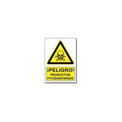 SEÑAL PELIGRO PRODUCTOS FITOSANITARIOS 210X290MM