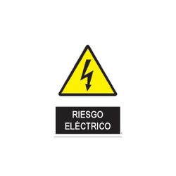 SEÑAL PERSONALIZADA 148X210 MM RIESGO ELECTRICO