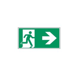 SEÑAL SALIDA EMERGENCIA DERECHA 210X297 PV