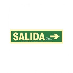 SEÑAL SALIDA FLECHA DERECHA PVC 0,7mm Clase B DISTANCIA DE