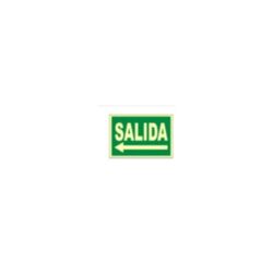 SEÑAL SALIDA FLECHA IZQUIERDA 297X210MM