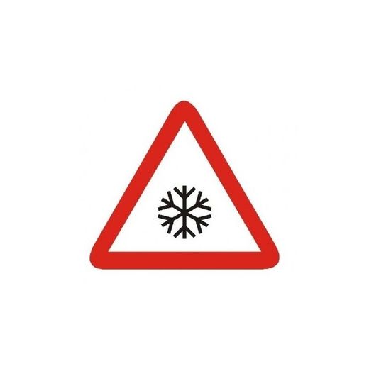 SEÑAL VIAL 700MM REFLEX. NIVEL I PAVIMENTO DESLIZANTE POR HIELO O NIEVE