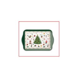 SERIE CHRIST.EVERGREEN.BANDEJA 13X21 CM.