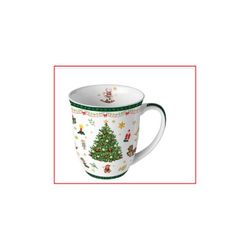 SERIE CHRIST.EVERGREEN.MUG PORCEL.400ML.