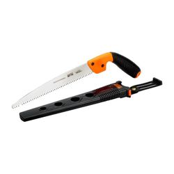 SERRUCHO DE PODA MANUAL CON MANGO DE DOS COMPONENTES Y FUNDA PARA EL CORTE DE R