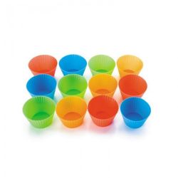SET 12 MOLDES MUFFIN SILICONA