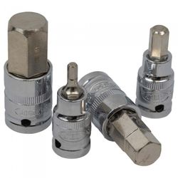 SET 12 PIEZAS 1/2" PUNTA HEXAGONAL