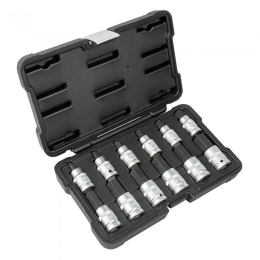 SET 12 PIEZAS 1/2" PUNTA TORX