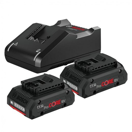 SET 2 BATERIAS PROCORE18V DE 4,0 AH + CARGADOR GAL 18V-40
