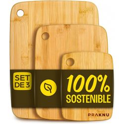 SET 3 TABLAS CORTE BAMBU 20X15-28X22-33X25 LACOR