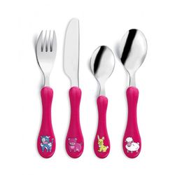 SET 4 CUBIERTOS FUCSIA ENFANT AMEFA