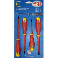 SET 4 DESTORNILLADORES 1000V+TESTER