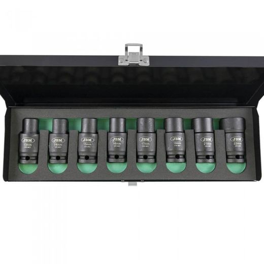 SET 8 VASOS IMPACTO HEX. CON DOBLE POSICION (FIJO/ARTICULADO)