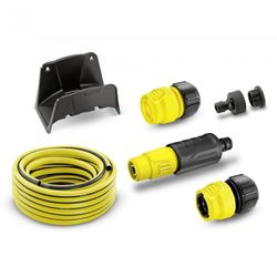 SET COMPLETO (1/2") DE 15M CON SOPORTE DE MANGUERA Y LANZA DE RIEGO