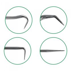 SET DE 2 GANCHOS PARA EXTRAER GOMAS EN TUBO DE ESCAPE