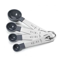 SET DE 4 CUCHARAS MEDIDORAS GREY