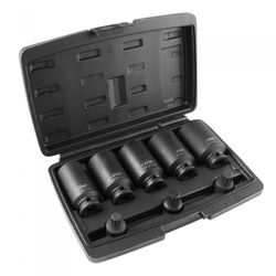 SET DE 5 VASOS Y 3 PUNTAS XZN DE IMPACTO DE 1/2"