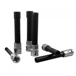 SET DE 6 VASOS 1/2" TORX TIPO E EXTRA LARGOS