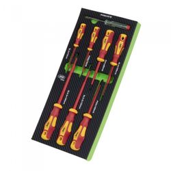 SET DE 8 DESTORNILLADORES AISLADOS VDE EN MODULO EVA FIBRA DE CARBONO