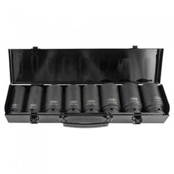 SET DE 8 VASOS DE IMPACTO HEXAGONALES 3/4"