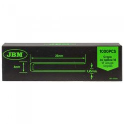 SET DE GRAPAS 25X6MM DE CALIBRE 18 (1000PCS)