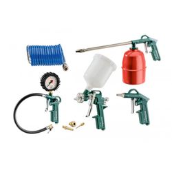 SET DE NEUMATICA LPZ 7 SET CONTENIDO: PISTOLA DE AIRE COMPRIMIDO, INFLADOR