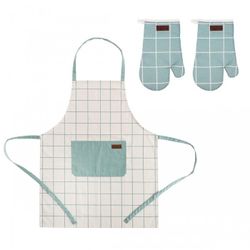 SET DELANTAL Y 2 MANOPLAS COCINA RECICL OKAPI