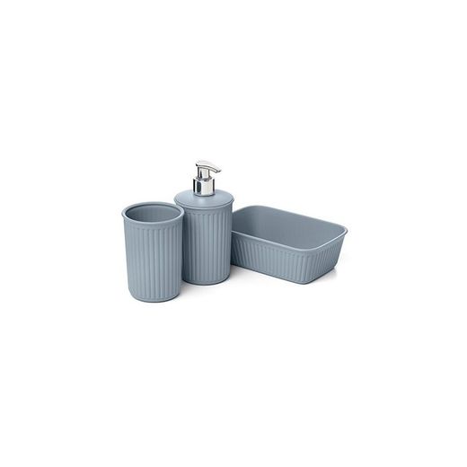 *SET VASO+DOSIFICADOR+ORGANIZ.0,7L BAOBAB /BLUE MIST