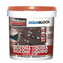 SILICONA LIQUIDA AQUABLOCK 5KG TEJA