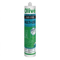 SILICONA OLIVE MULTIUSO 280 ML GRIS