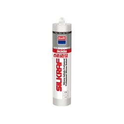 SILICONA SILKRAF ALTO RENDIMIENTO NEGRO 290 ML.