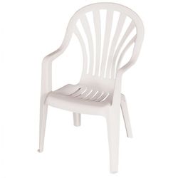 SILLON MONOBLOCK ALTO. BLANCO
