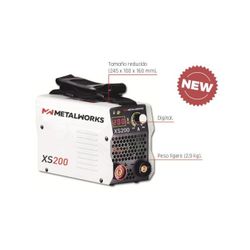 SOLDADORA INVERTER XS200 + MALETA+ ACCESORIOS