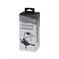 SOPORTE C/LUPA Y LUZ LED PARA PLACAS ELECTR.