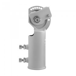 SOPORTE FAROLA LED PLATA 45-60W.