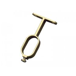 SOPORTE TUBO 8-30X15 ALUMINIO ORO (D)