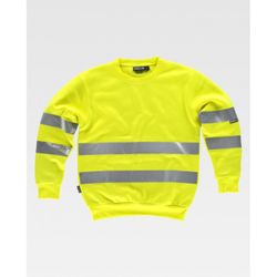 SUDADERA REF.C9030 AMARILLO A.V. T-3XL