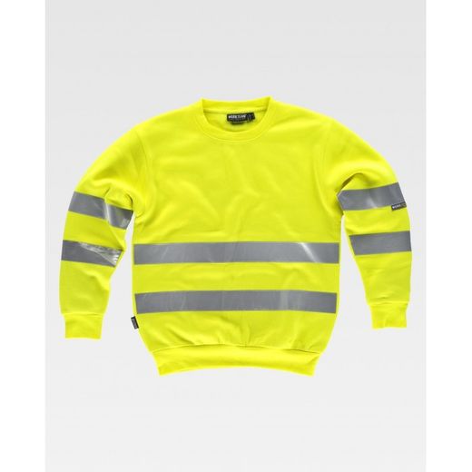SUDADERA REF.C9030 AMARILLO A.V. T-3XL
