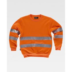 SUDADERA REF.C9030 NARANJA A.V. T-S