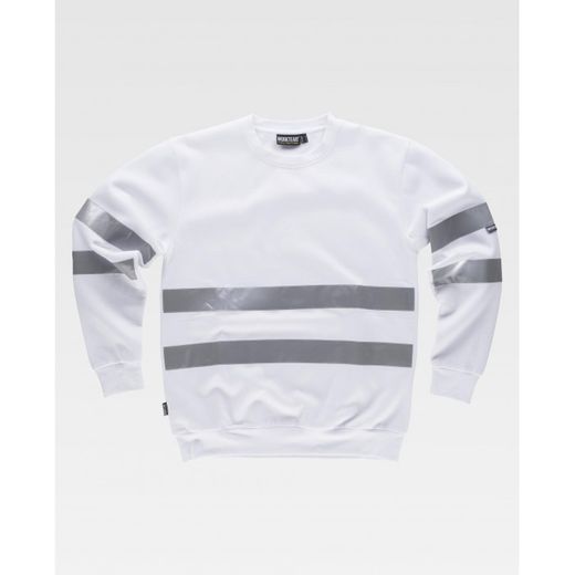 SUDADERA REF.C9031 BLANCO T-3XL