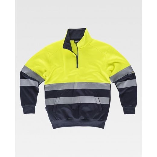 SUDADERA REF.C9035 AMARILLO A.V.+MARINO T-XXL