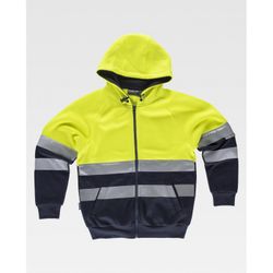 SUDADERA REF.C9036 AMARILLO A.V.+MARINO T-3XL