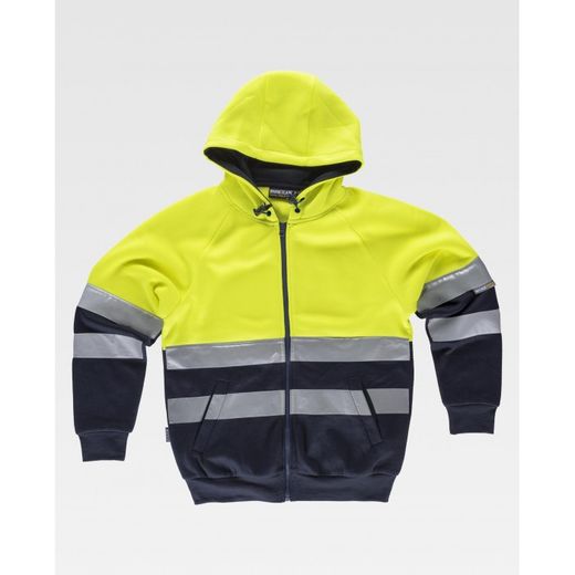 SUDADERA REF.C9036 AMARILLO A.V.+MARINO T-XXL