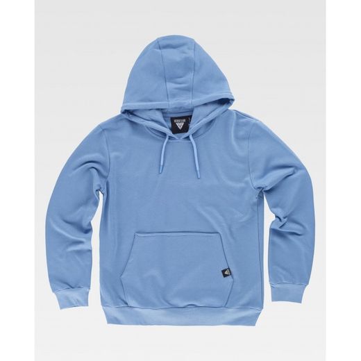 SUDADERA REF.S5506 CELESTE T-3XL