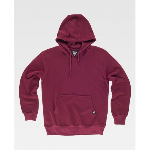 SUDADERA REF.S5506 GRANATE T-3XL