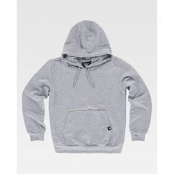 SUDADERA REF.S5506 GRIS JASPEADO T-L