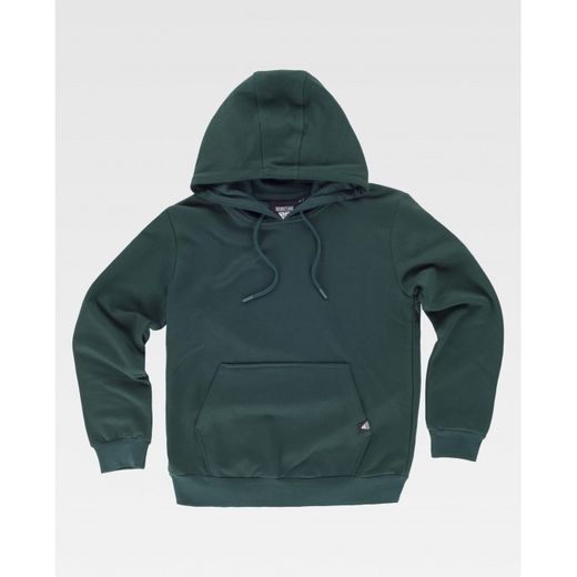 SUDADERA REF.S5506 VERDE OSCURO T-S