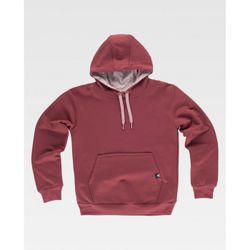 SUDADERA REF.S5570 GRANATE+ROSA CLARO T-L