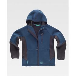 SUDADERA REF.WF2605 AZAFATA+NEGRO T-XL