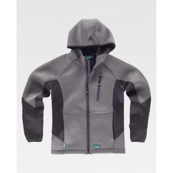 SUDADERA REF.WF2605 GRIS+NEGRO T-XL